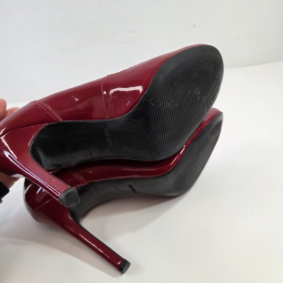 Guess by Marciano Kasenna Ruby Red Patent Leather Heels Size 10 - Picture 8 of 11